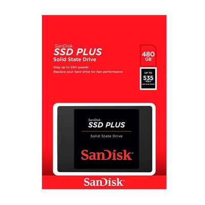 Disco SSD SanDisk Plus 480GB 2.5" SATA Único