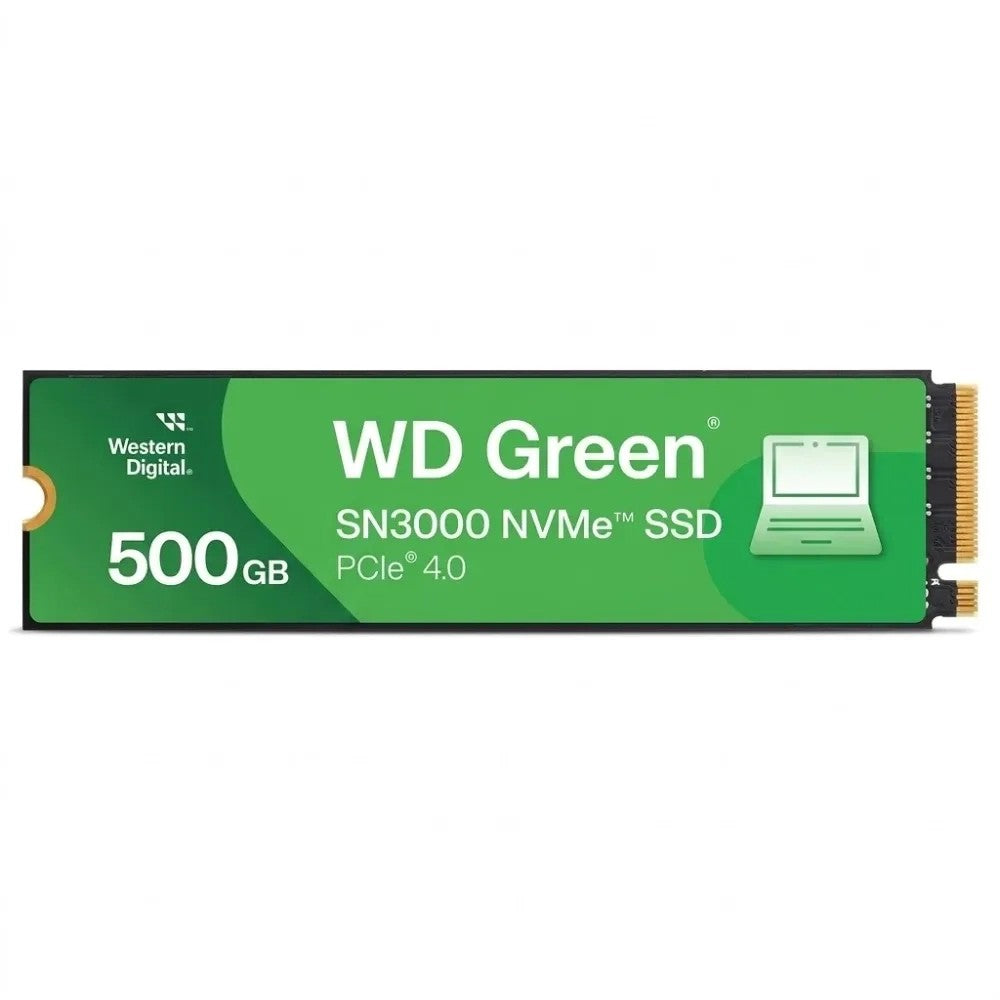 Disco SSD WD Green SN3000 500GB M.2 NVMe Único