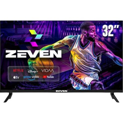 Televisor SMART DLED 32" ZEVEN Z32VA Vidaa U9 HD c/Soporte