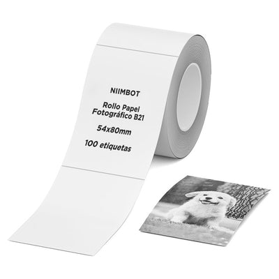 Etiqueta Térmica Niimbot D11 15x50mm Blanco 125 Unidades Único