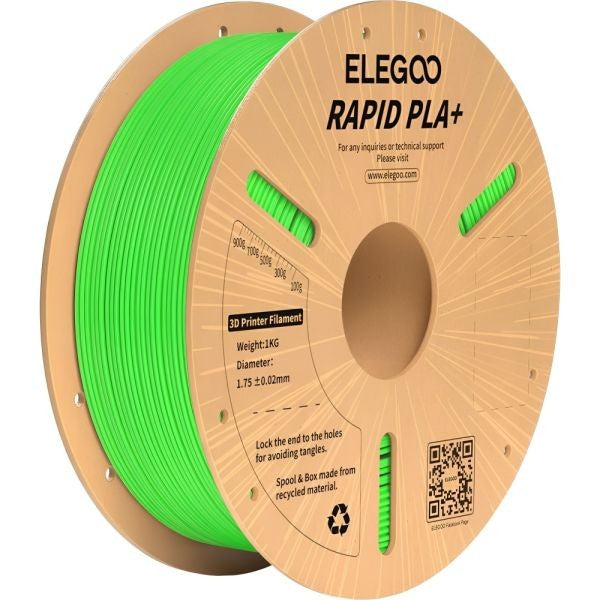 Filamento Elegoo Rapid PLA+ 1.75mm 1kg Green
