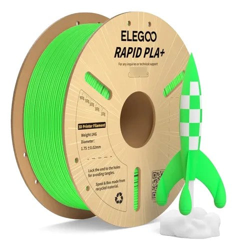 Filamento Elegoo Rapid PLA+ 1.75mm 1kg Green