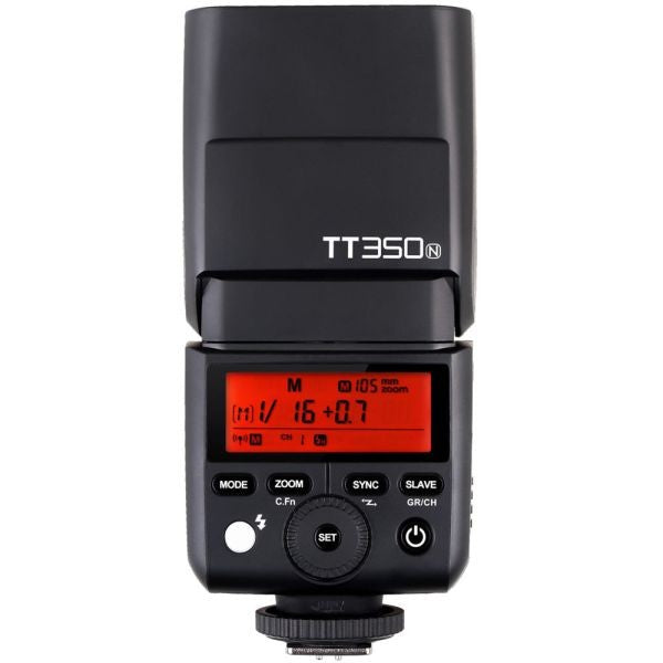 Flash Godox TT350 para Nikon Único