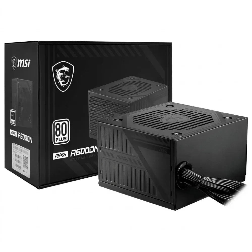Fuente de Poder MSI MAG A600DN 600W 80 Plus Negro