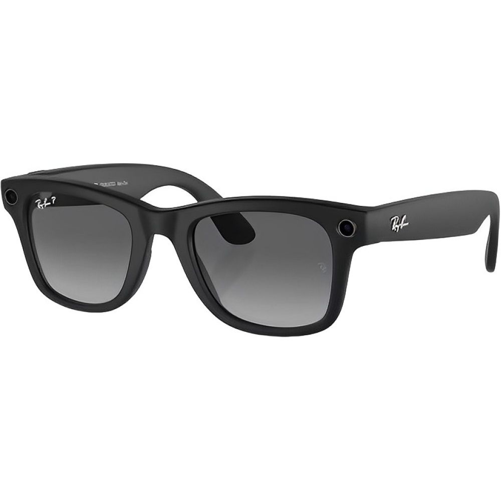 Lente Ray-Ban Meta Wayfarer RW4008 601/ST353 – Black / Polarized Graphite