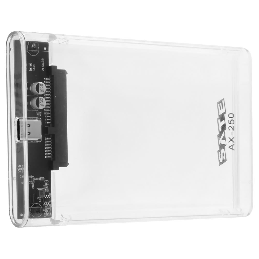 Gabinete para Disco Satellite AX-250 USB 3.0 Negro
