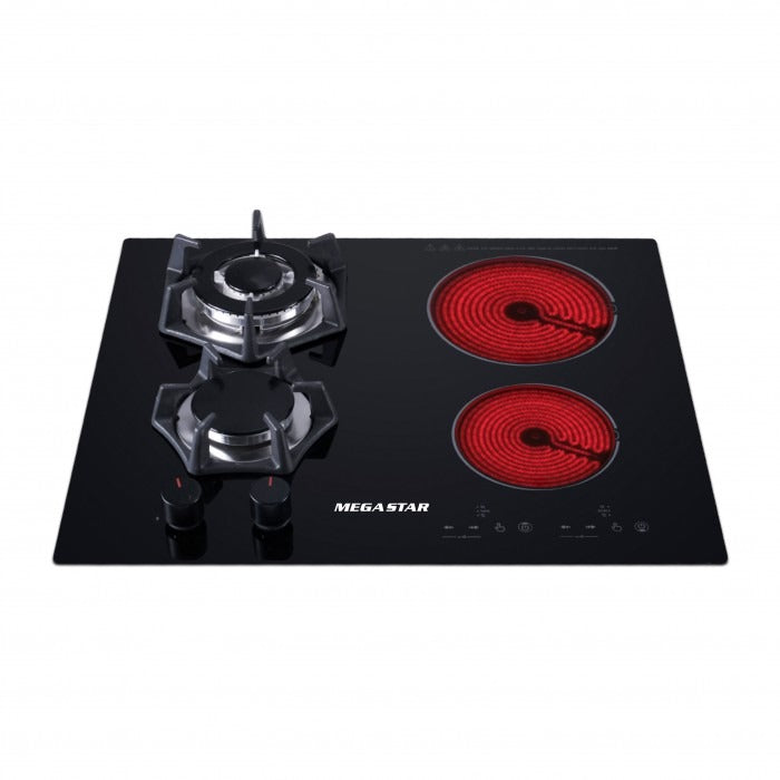 Cocina a Gas Megastar Cooktop4 2 Hornallas 220V