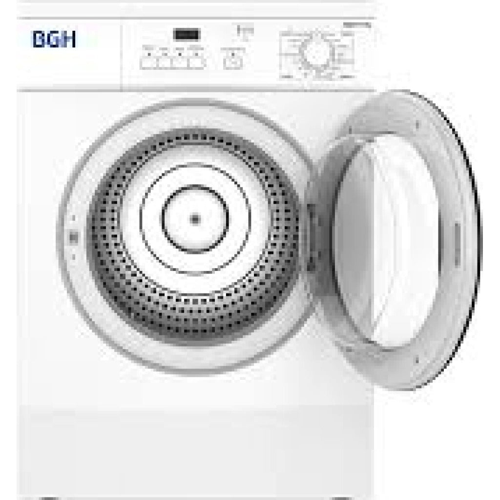 Secarropas BGH BDF07W24PY Carga Frontal 7kg Blanco