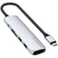 Hub USB-C Satechi 6 en 1 Slim 4K Silver