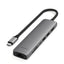 Hub USB-C Satechi 7 en 1 Slim Ethernet Space Gray