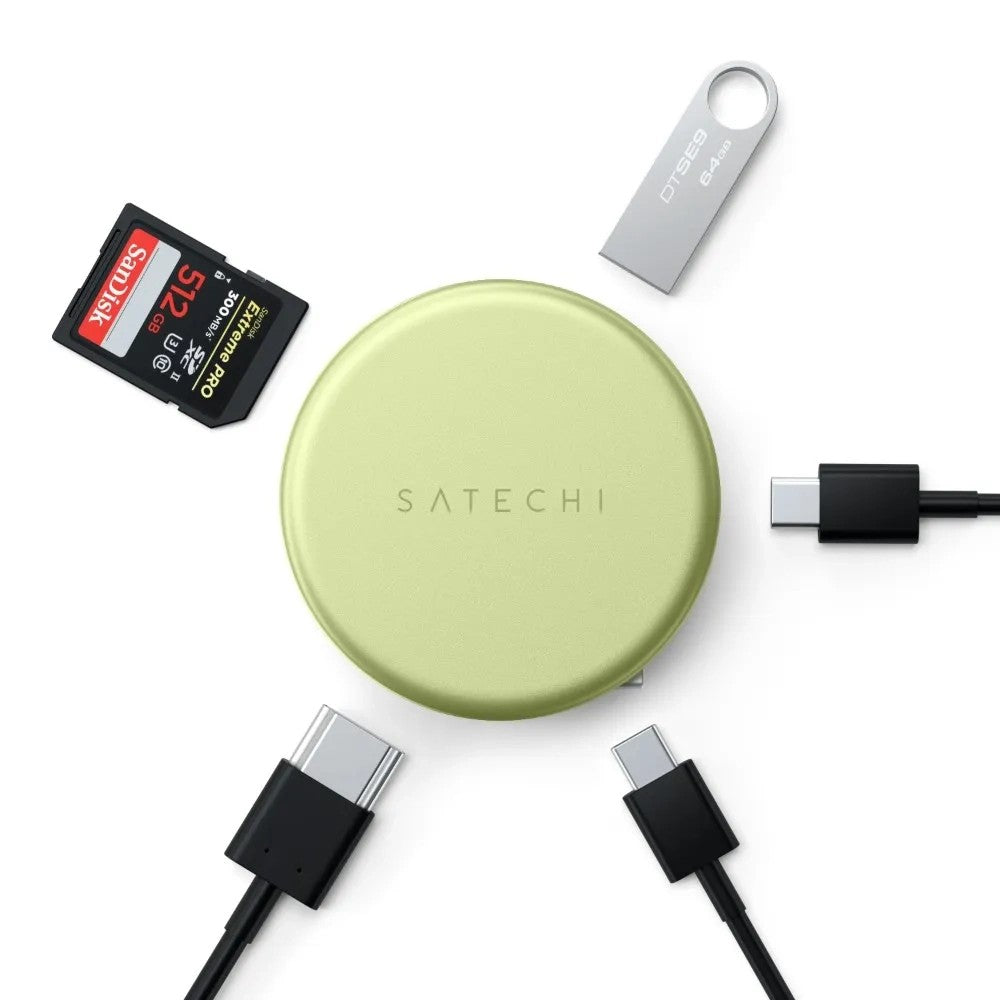 Hub USB-C Satechi OnTheGo 5 en 1 Citrus