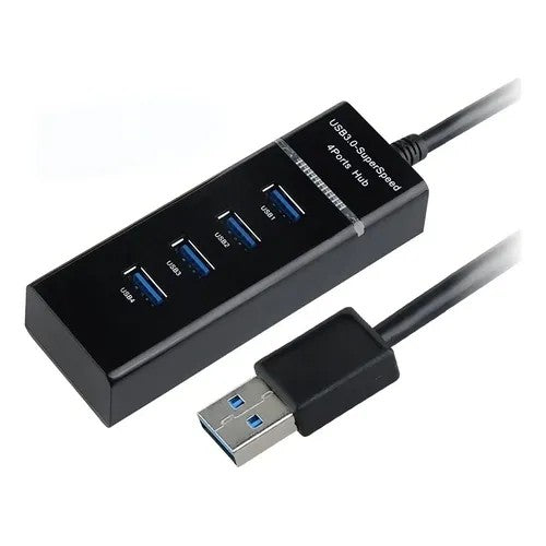 Hub USB MTEK HB-531TC 4 Puertos USB 3.1 Negro