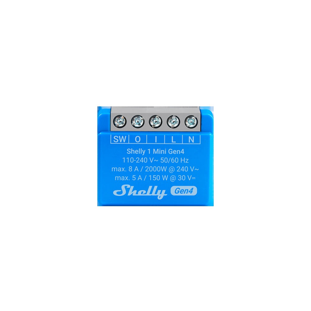 Interruptor Smart Shelly GEN4 1 Mini 8A 110-240V