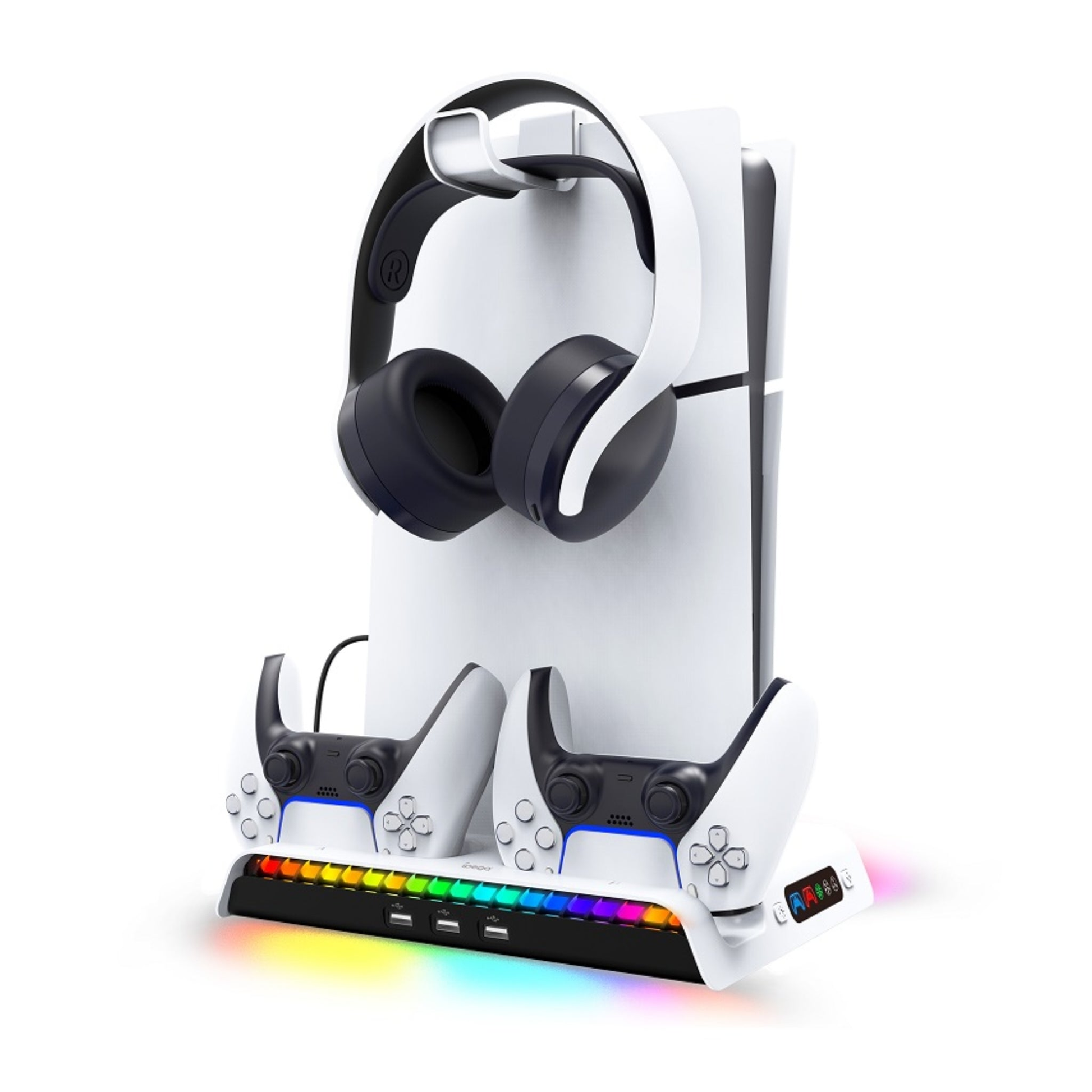 Cargador Ipega PG-P5S006 con Cooler RGB para PS5 Pro/Slim
