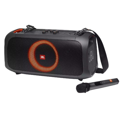Parlante JBL PartyBox On-The-Go 2 – Bivolt Negro (con micrófono)