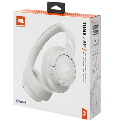 AURICULAR JBL BLUETOOTH TUNE 720BT WHITE