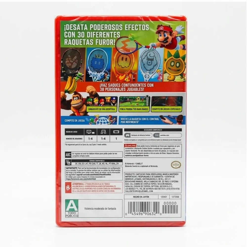 Juego Nintendo Switch 2 Mario Tennis Fever Único