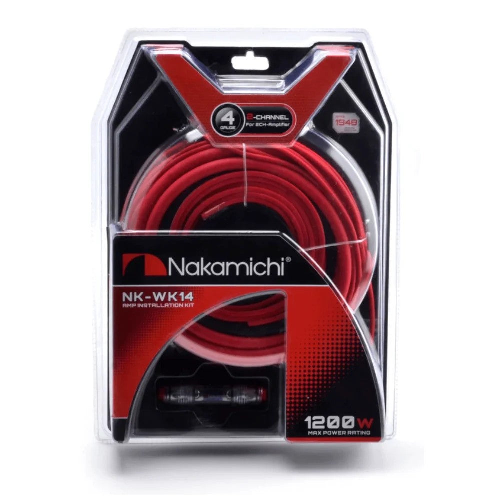 Kit de Cables Nakamichi NAKNWK14 4GA Único