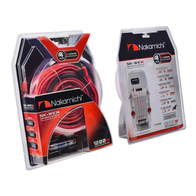 Kit de Cables Nakamichi NAKNWK14 4GA Único