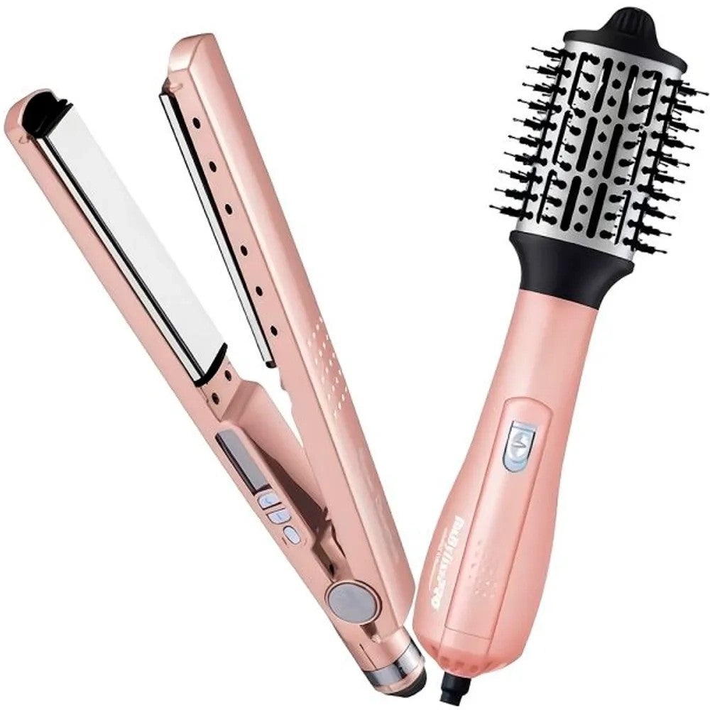 Kit Secador y Alisador Babyliss Pro Nano Titanium BNTRGPP44UZ Bivolt Rose