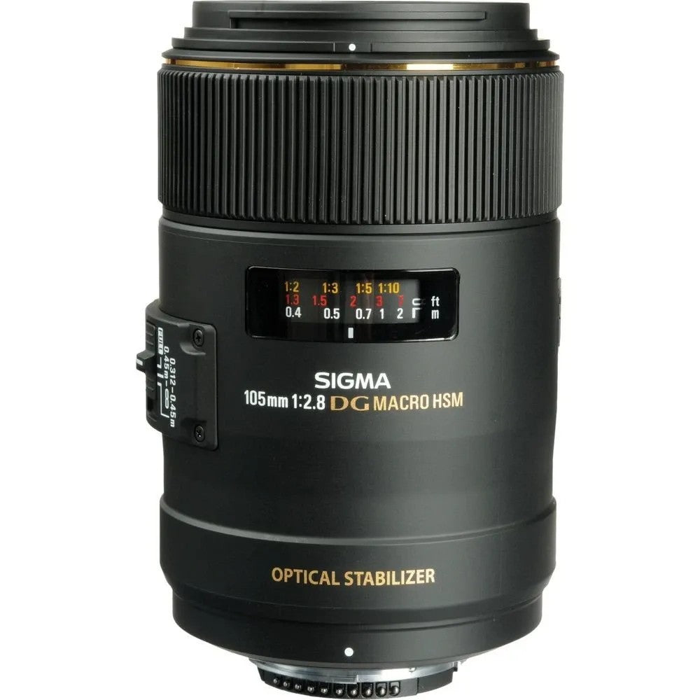 Lente Sigma 105mm F/2.8 Macro EX DG OS HSM para Nikon Único