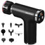 Masajeador Muscular Megastar FMA14 9 Cabezales Recargable Black