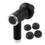 Masajeador Muscular Megastar FMA4N 5 Cabezales Recargable Black