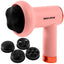 Masajeador Muscular Megastar FMA4R 5 Cabezales Recargable Rosa