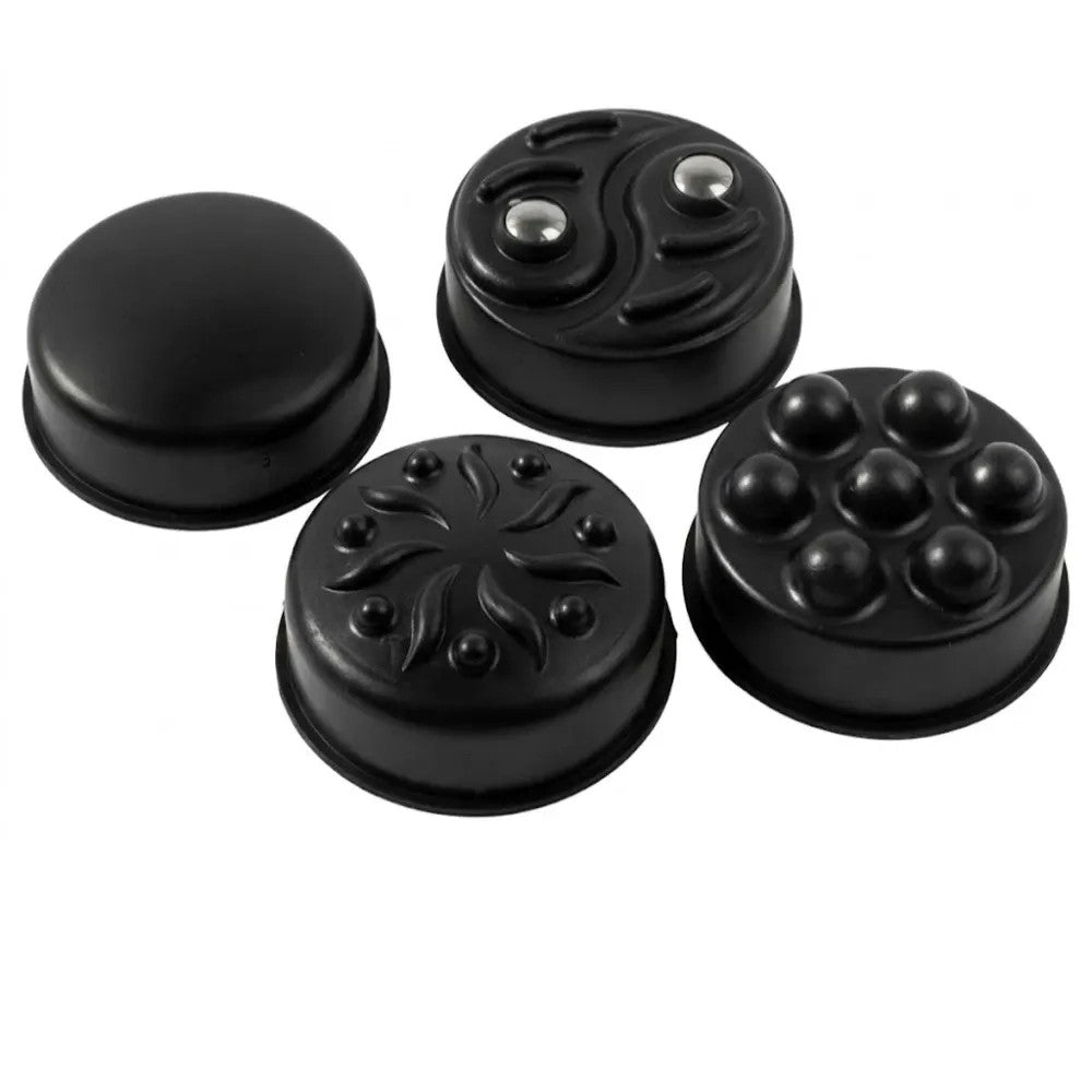 Masajeador Muscular Megastar FMA4R 5 Cabezales Recargable Rosa