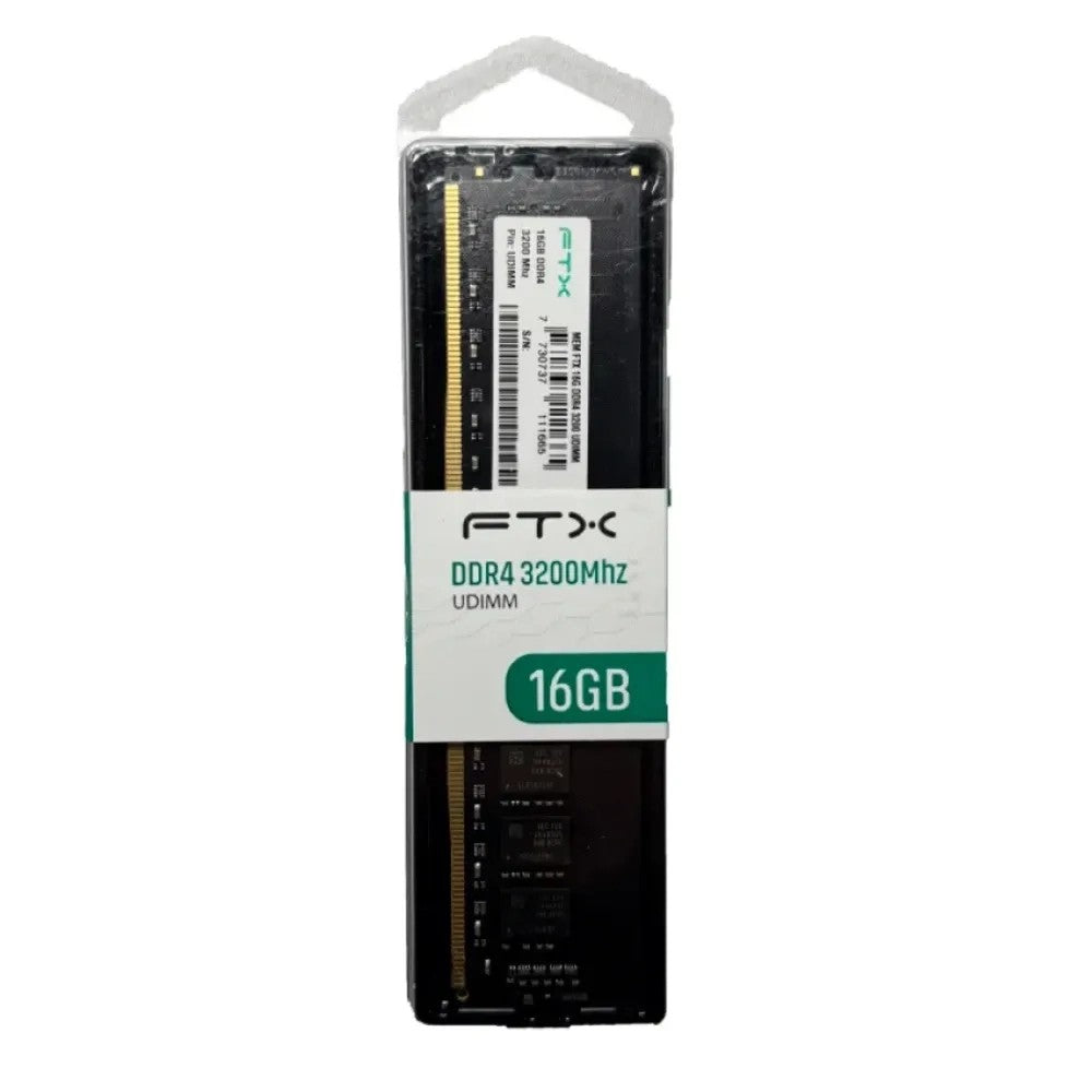 Memoria RAM FTX 16GB DDR4 3200MHz para PC Único