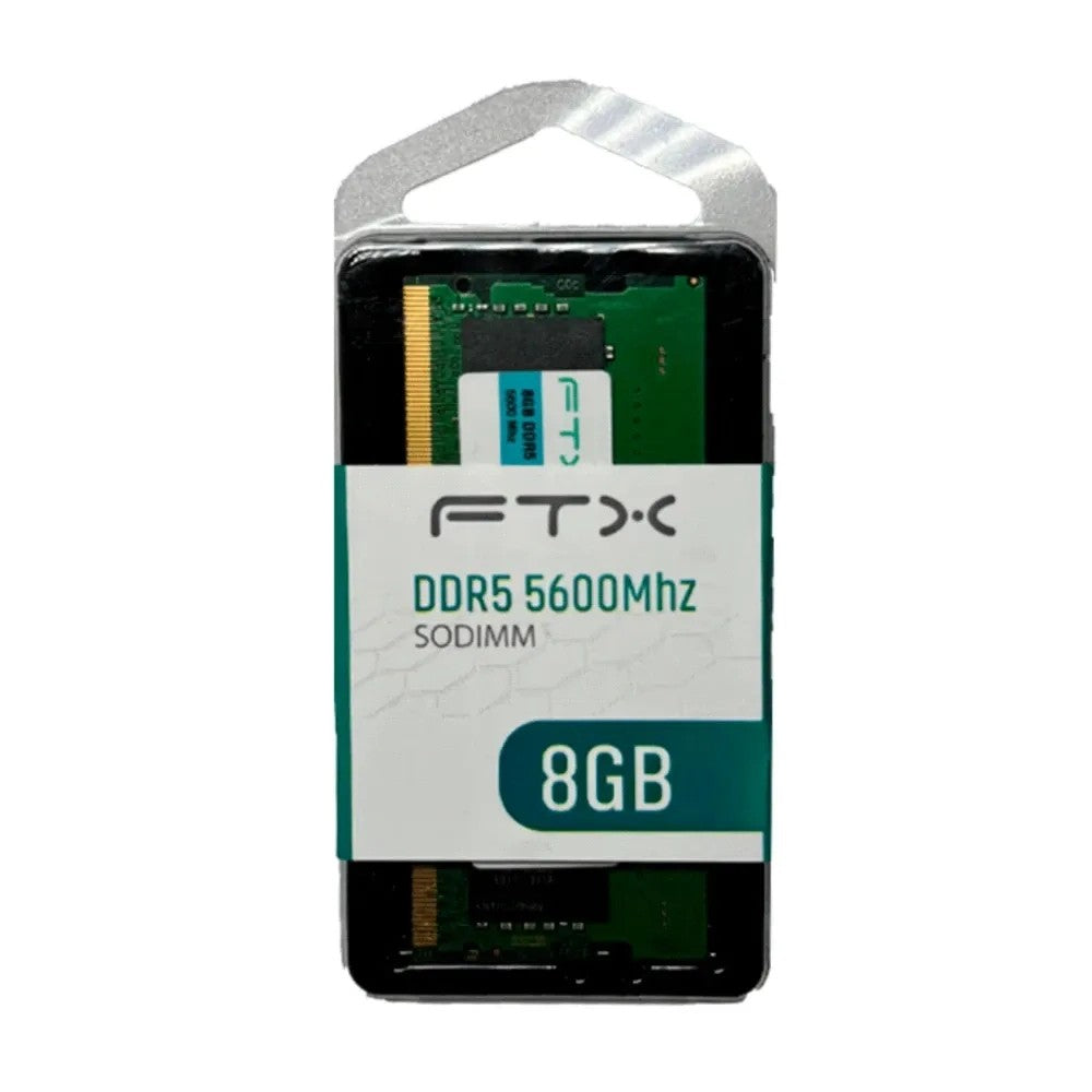 Memoria RAM FTX 8GB DDR5 5600MHz para Notebook Único