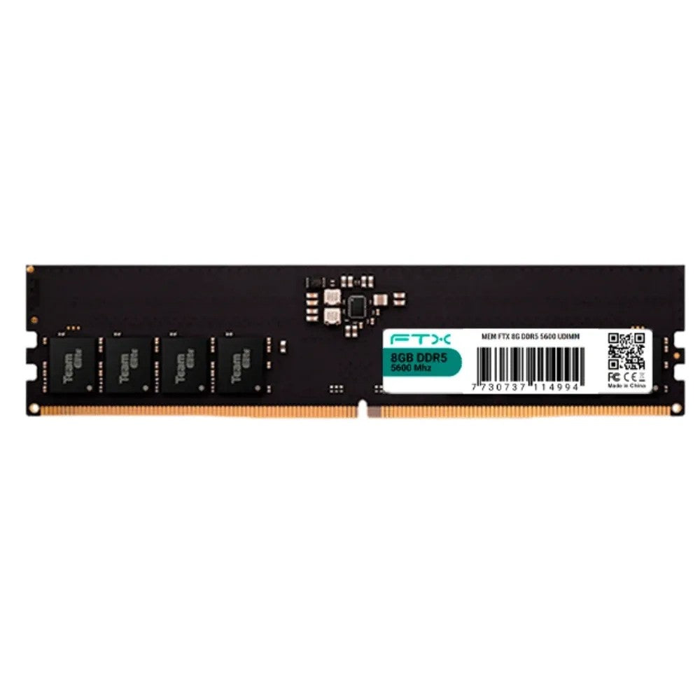 Memoria RAM FTX 8GB DDR5 5600MHz para PC Único