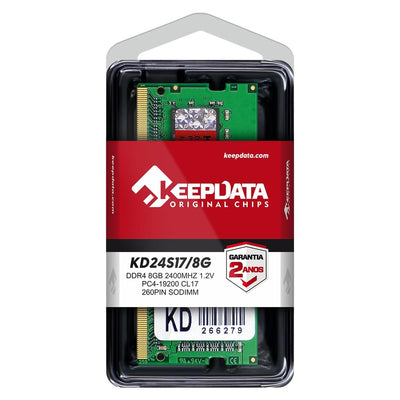 Memoria RAM Keepdata KD24S17/8G 8GB DDR4 2400MHz para Notebook Único