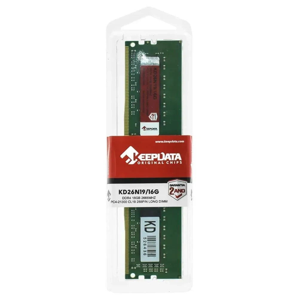 Memoria RAM Keepdata KD26N19/16G 16GB DDR4 2666MHz para PC Único