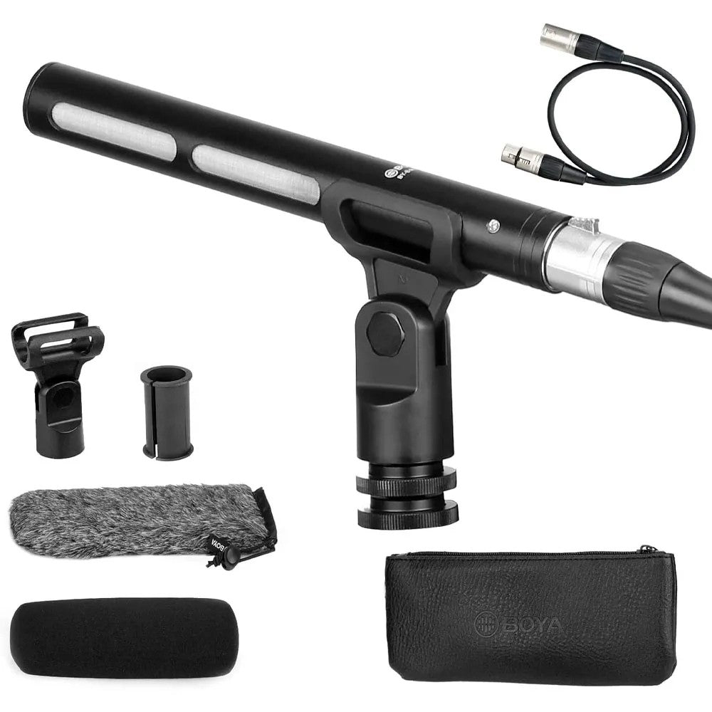 Micrófono Boya BY-BM6040 Cardioide XLR 3 Pines Único