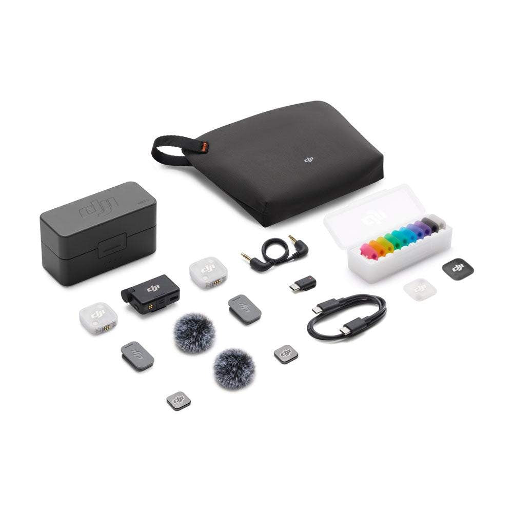 Micrófono Inalámbrico DJI Mic Mini 2 (2 TX + 1 RX + Estuche de Carga)