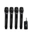 Micrófono Inalámbrico Ecopower EP-M608 4 Micrófonos Negro