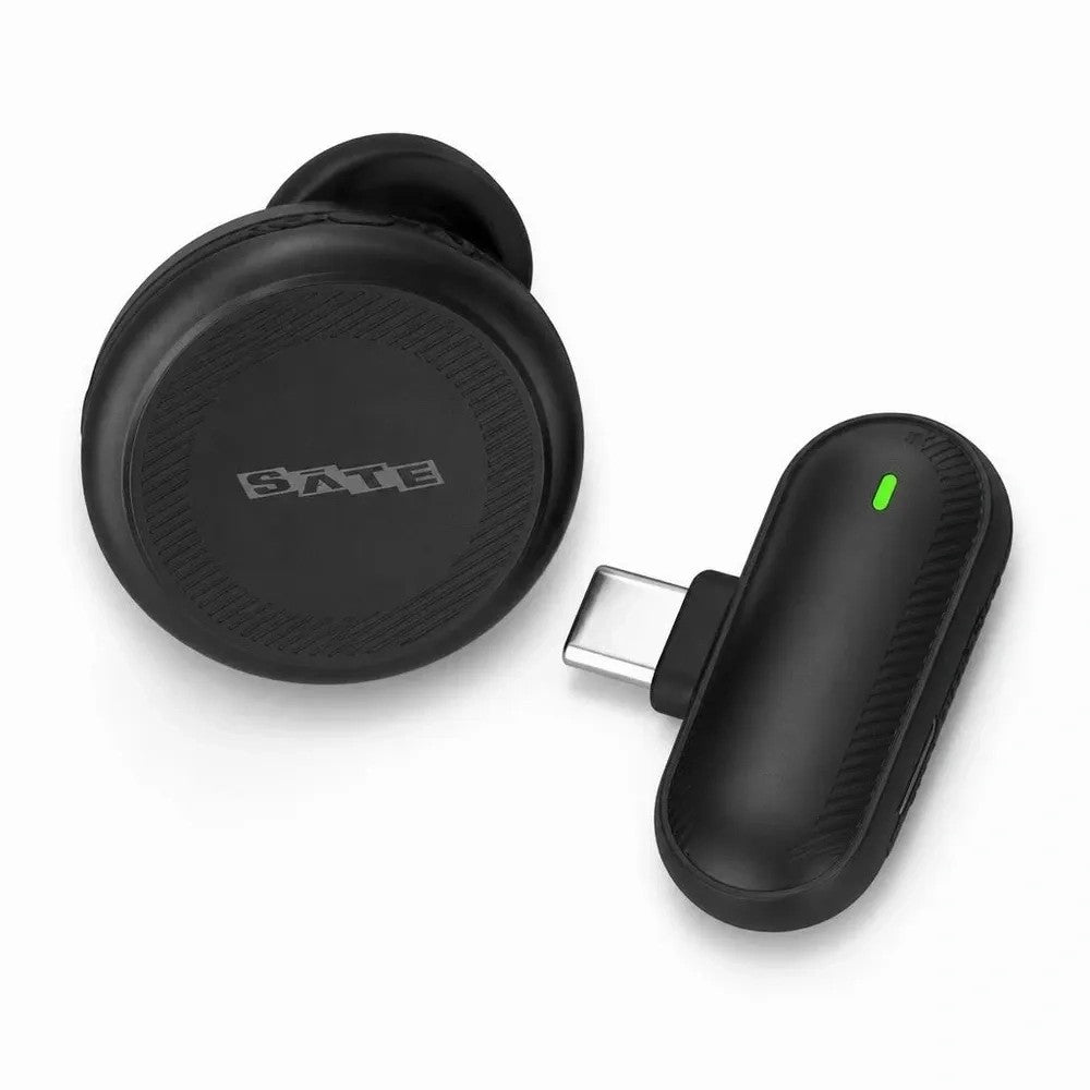 Micrófono Inalámbrico Satellite A-MK102 USB-C y Lightning Negro