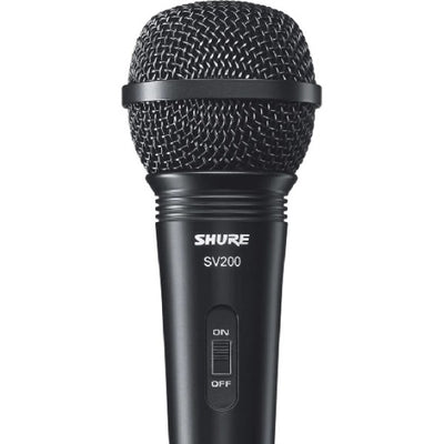 Micrófono Shure SV200 con Cable Negro