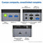 Mini PC GMKtec NucBox G5S Intel N5095 8/256GB + 8GB RAM Adicional Black/Grey