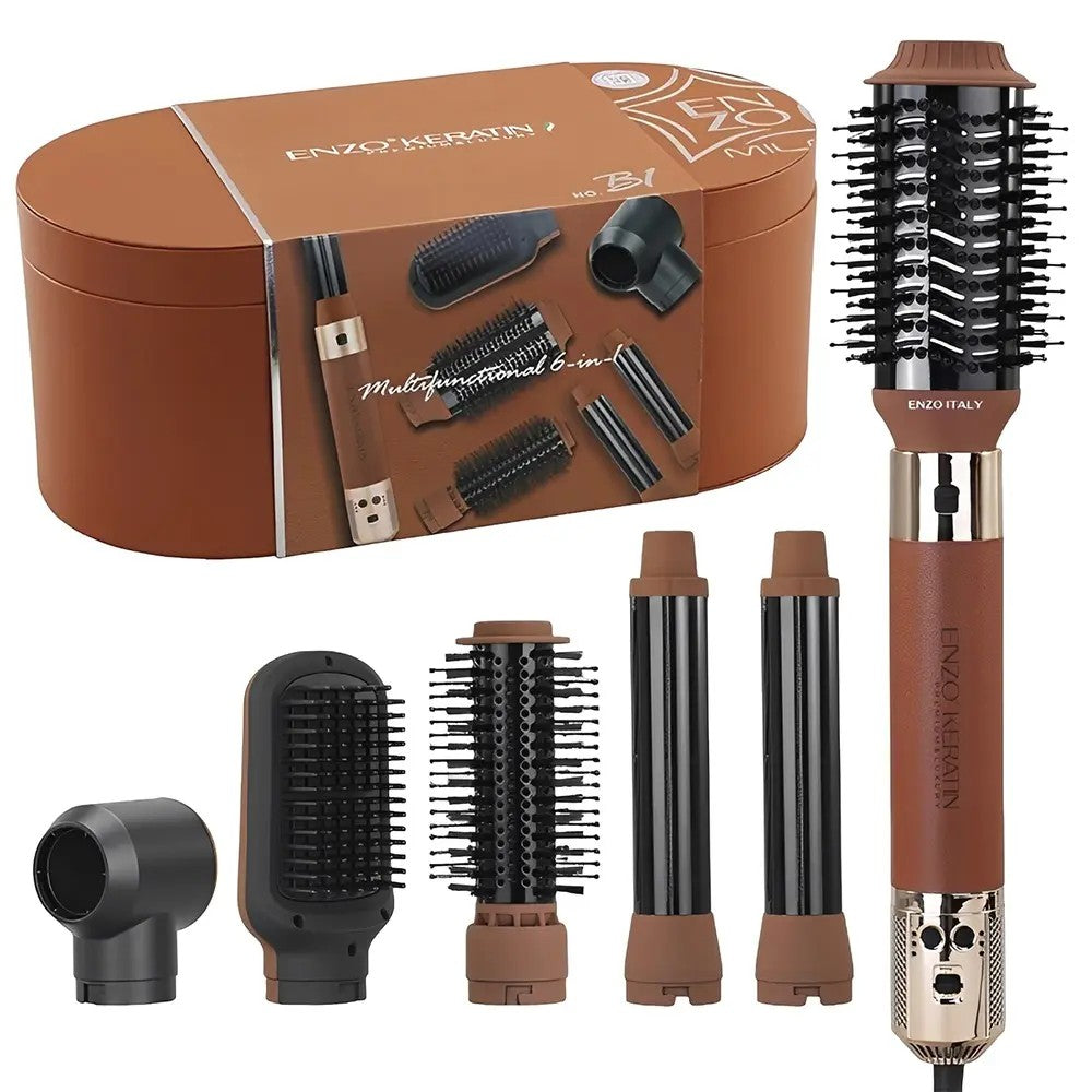Modelador de Cabello Enzo EN-B1-2 Kit 220V Brown
