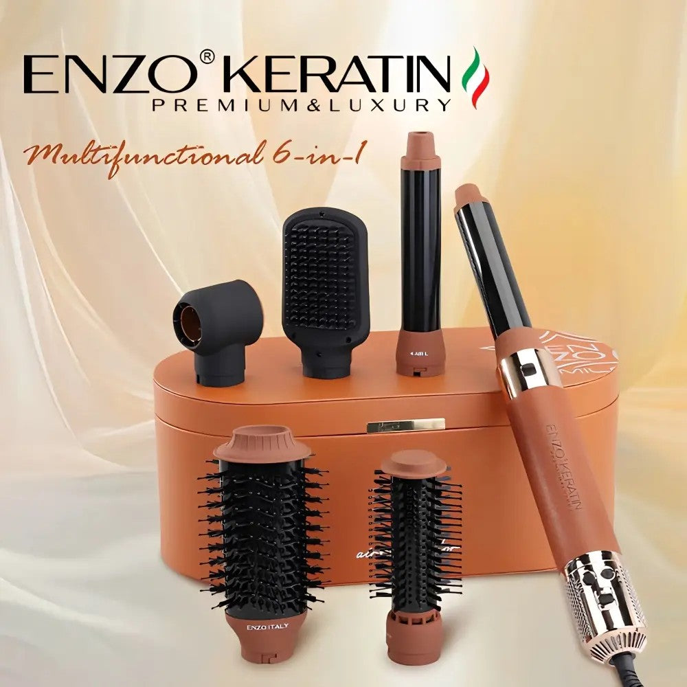 Modelador de Cabello Enzo EN-B1-2 Kit 220V Brown