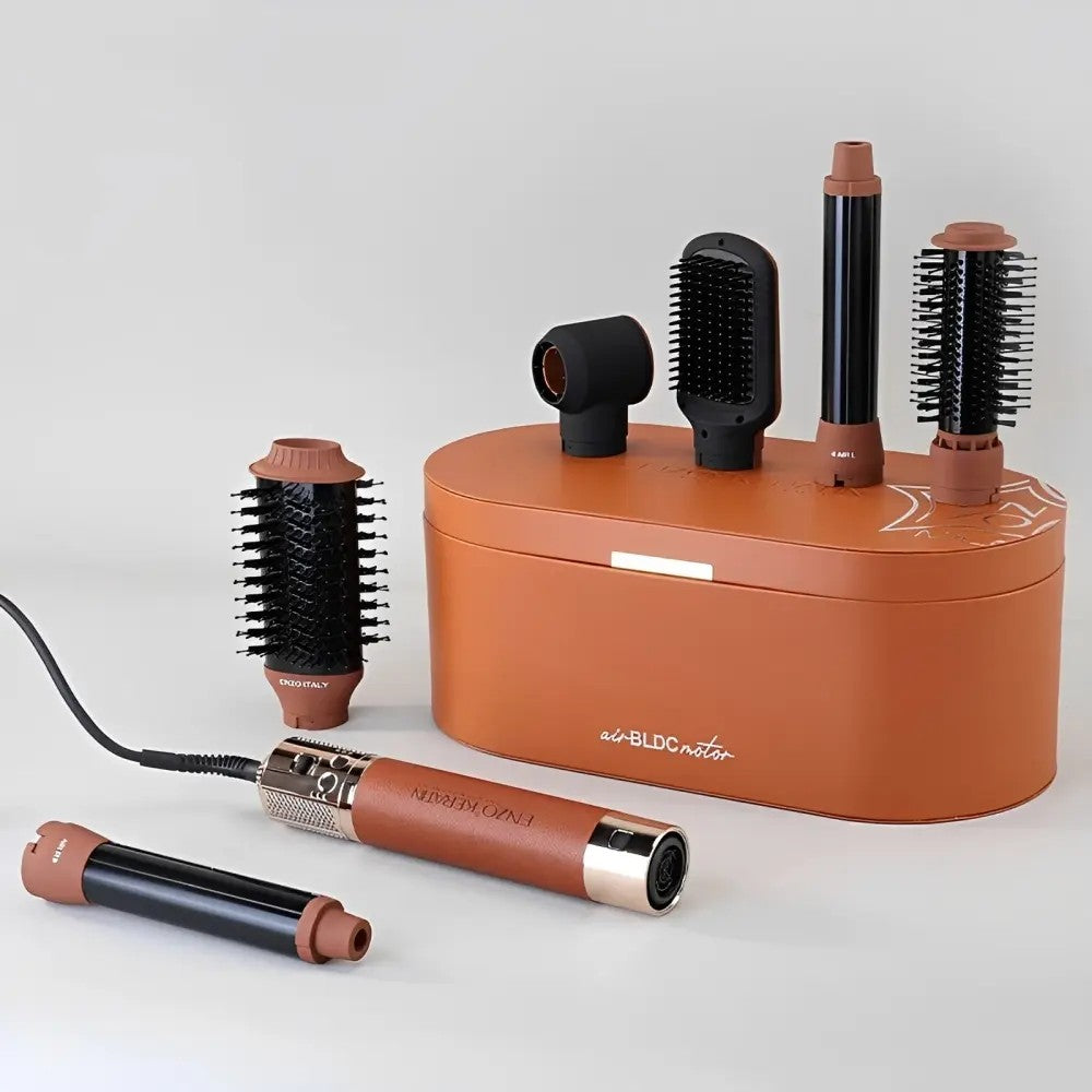 Modelador de Cabello Enzo EN-B1-2 Kit 220V Brown
