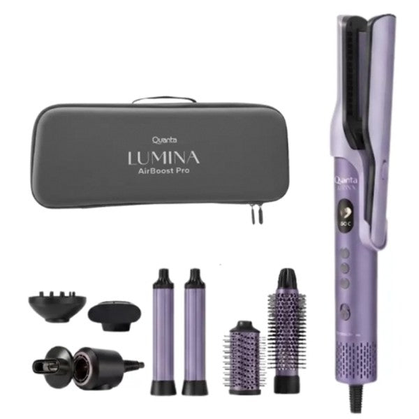 Modelador de Cabello Quanta QTKA81 8 en 1 con Alisador 1500W 127V Único