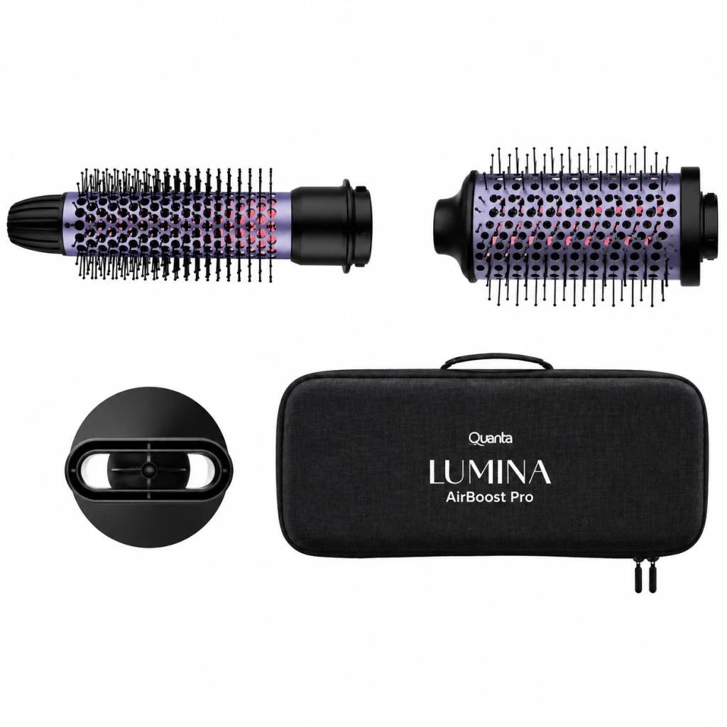 Modelador de Cabello Quanta QTKA81 8 en 1 con Alisador 1500W 127V Único