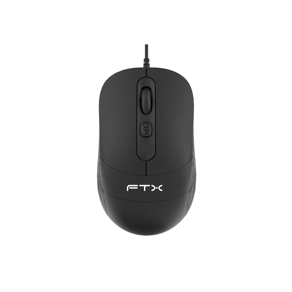 Mouse FTX FTXM73 USB 2400 DPI Negro