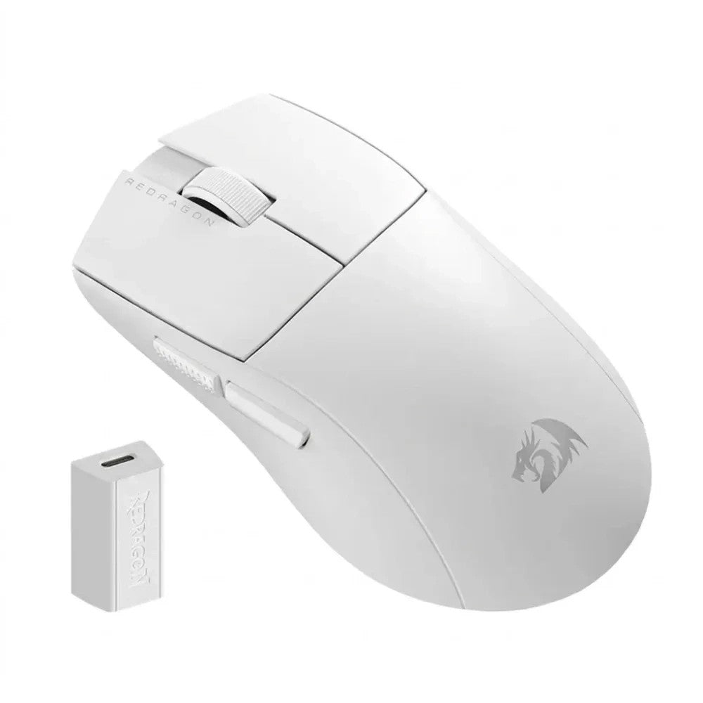 Mouse Gamer Inalámbrico Redragon K1NG Pro M916 26000 DPI White