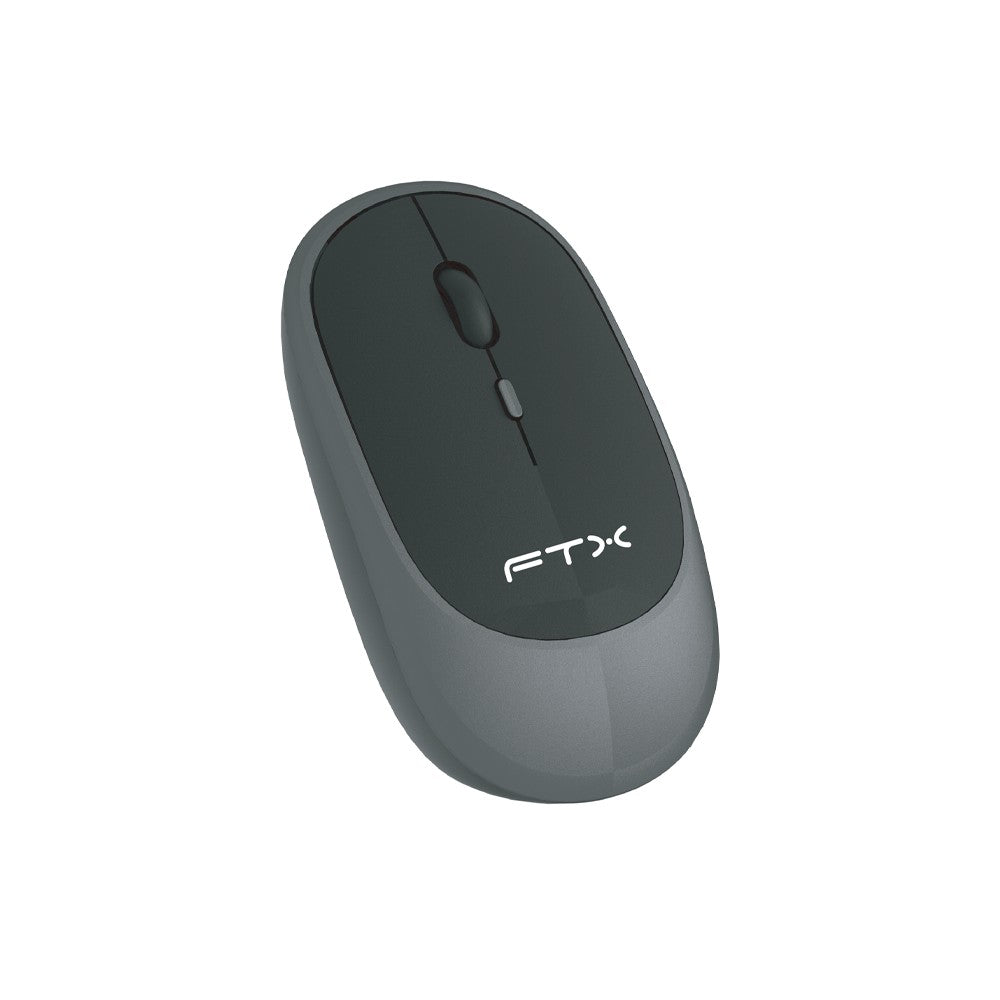 Mouse Inalámbrico FTX FTXMB59 1600 DPI Recargable Negro/Gris
