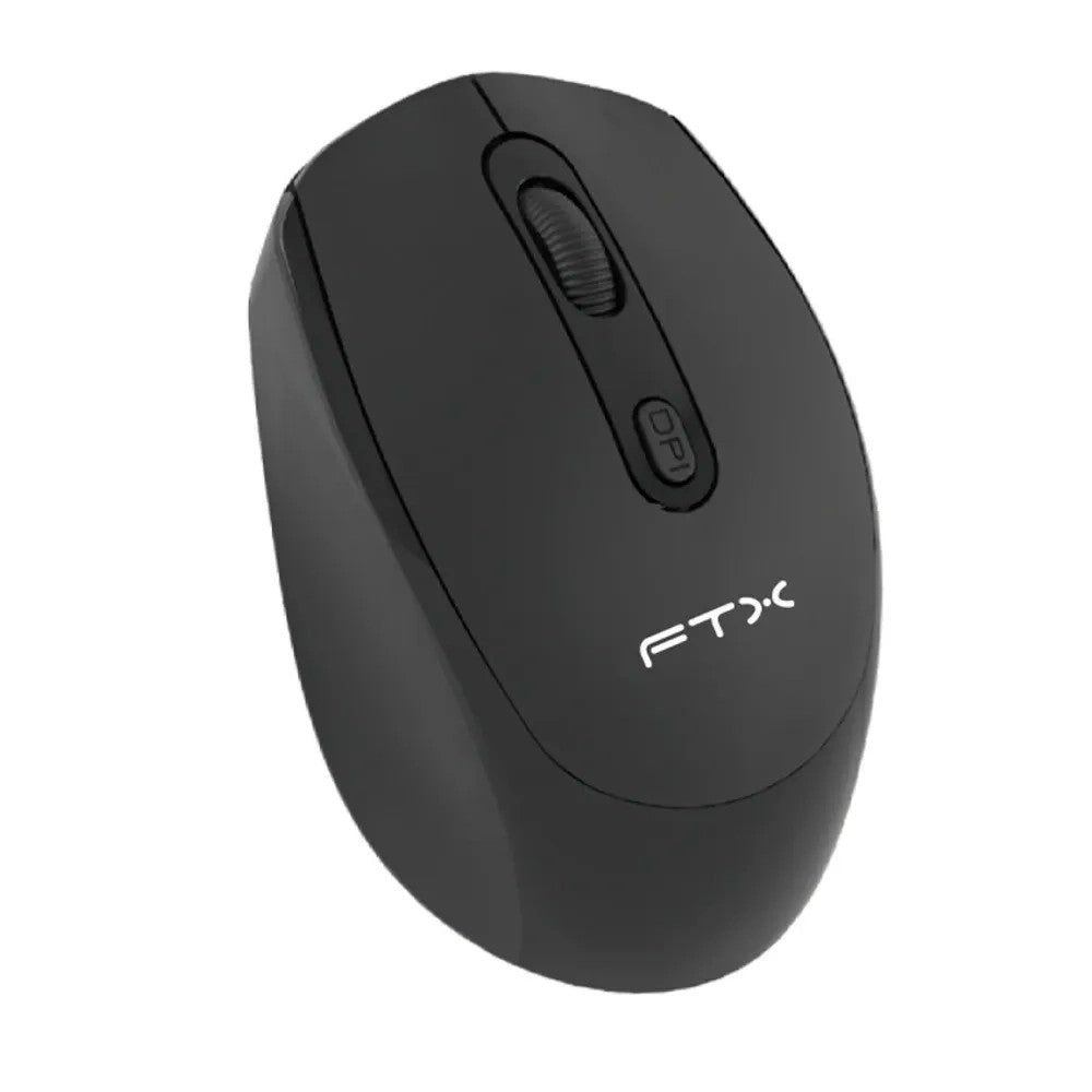 Mouse Inalámbrico FTX FTXMW21 1600 DPI Negro/Gris