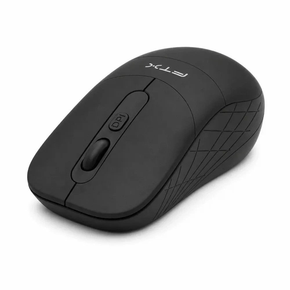 Mouse Inalámbrico FTX FTXMW73 2400 DPI Negro